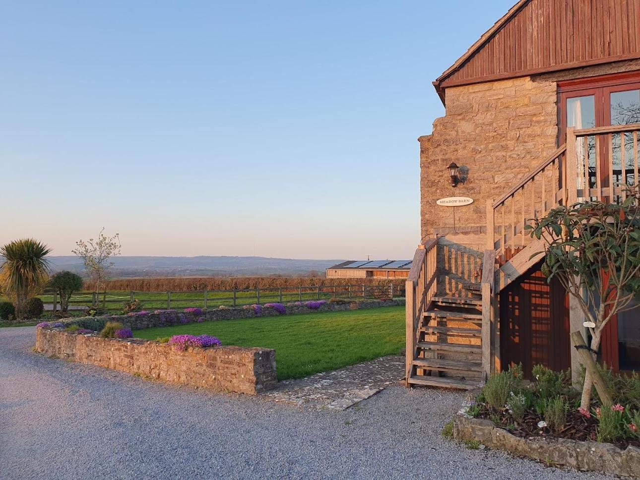Middlewick Holiday Cottages กลาสตันเบอรี ภายนอก รูปภาพ